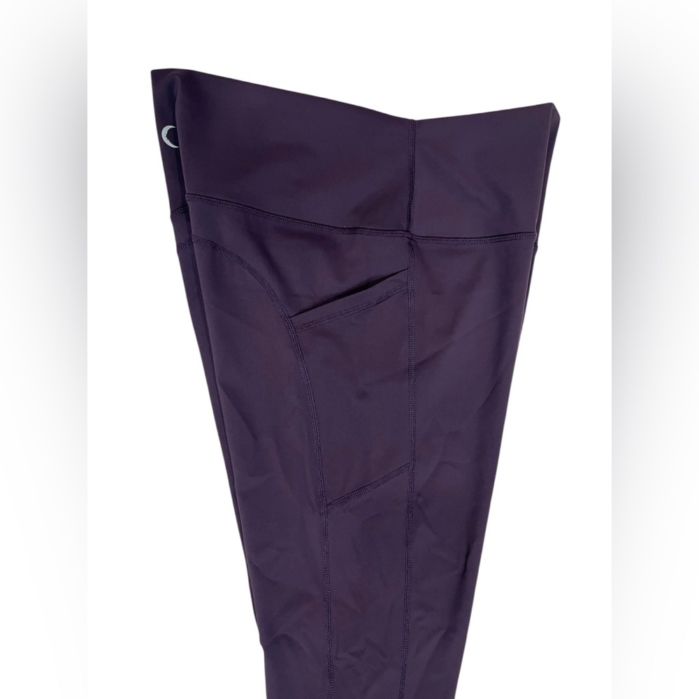 Zyia Active Plum Pocket Capri Leggings High-Rise Women’s Size 14/16 - Picture 5 of 9